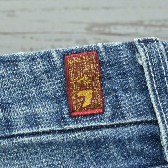 Seven 7 For All Mankind Women's Jeans Light Wash - Picture 5 of 8